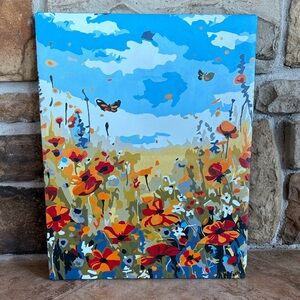 Colorful Floral Canvas Art